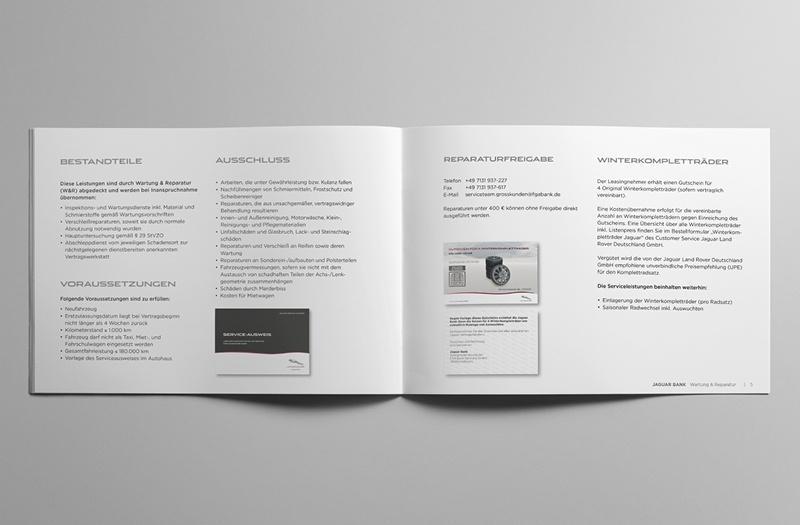 Jaguar Bank Broschuere